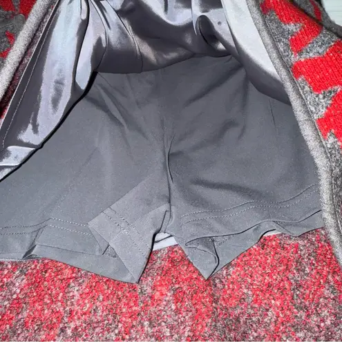 MU Sports Women’s Fleece Skirt W/Shorts & Lining Skort Christmas Reindeer Sz 38 Gray Size M