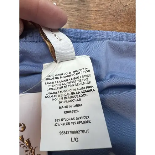 Becca by Rebbeca Virtue Adela Hipster Bikini Bottom Large Ruched Purple NWT