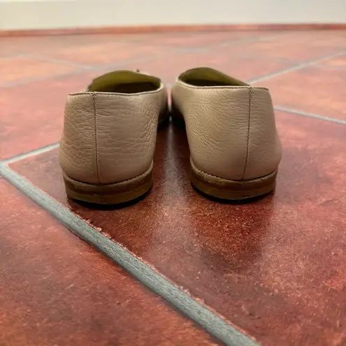 Sarah Flint Blush Tassel Hand Made Italian Loafers Size 37.5 Pink