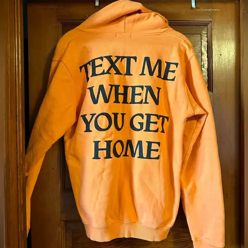 Lonely Ghost LONLEY GHOST- Text Me When You Get Home Hoodie -size L - worn but good condition