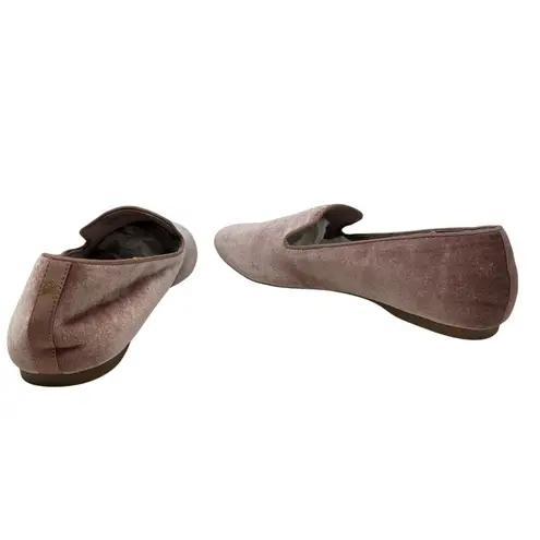 Birdies The Starling Velvet Flat Loafers Dusty Rose Pink Size US 10
