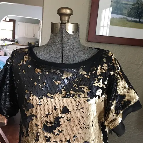 NWOT Sequined Party Cocktail Dress Cesar Galindo runway dress new years dress Size 6