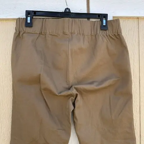 Soft Surroundings Tan Pull On Metro Legging Pants 27431 Size Small Stretch Snap