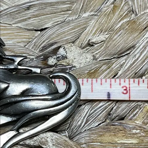 St Justin Cabyll Ushtey Pewter Horse Celtic Brooch Silver