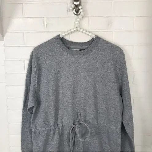 Norma Kamali Casual Grey Sweatshirt Dress Size S