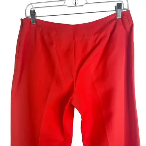 Emilio Pucci Firenze Made in Italy Orange Red Straight Leg Pants EU 40 US 6-8