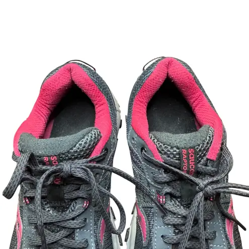 Saucony Raptor TR Shoes Womens Size 8.5 Gray Pink Trail Running Grip S15427-5