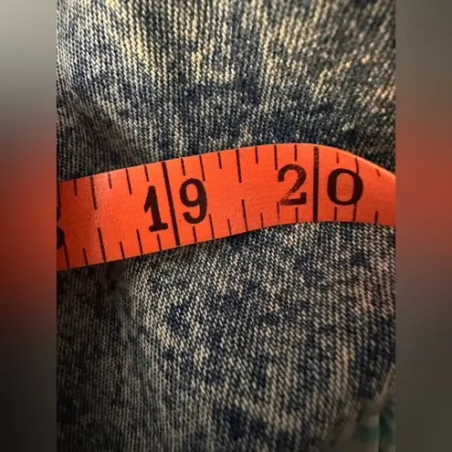 Champagne West Vintage 80s 90s Acid Wash Denim Dolman Dress USA Size 13/14 Blue