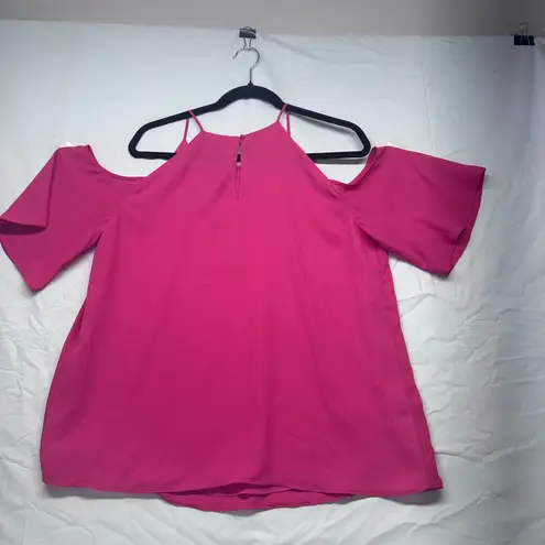 Emma & Olivia Vibrant Magenta Blouse Size XL NWT Pink