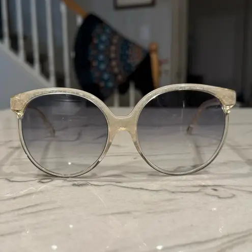 Chloé Chloe CE733S 109 Pearl/Champagne sunglasses with grey gradient lenses