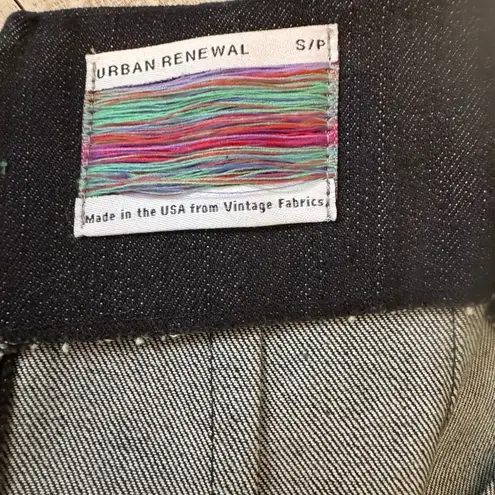 Urban Renewal Blue Midi Pencil Skirt with Slit for Work