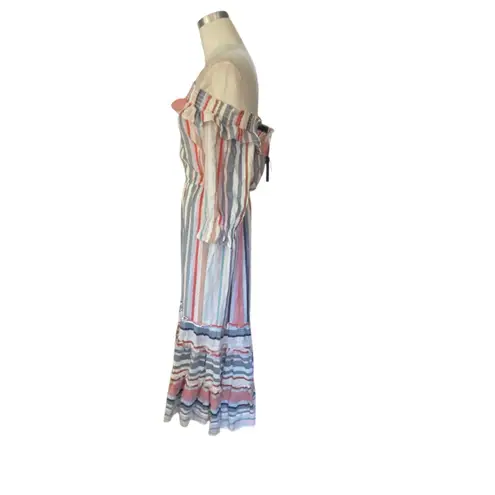 Buffalo David Bottom Off the Shoulder Striped Dress Size XS NEW