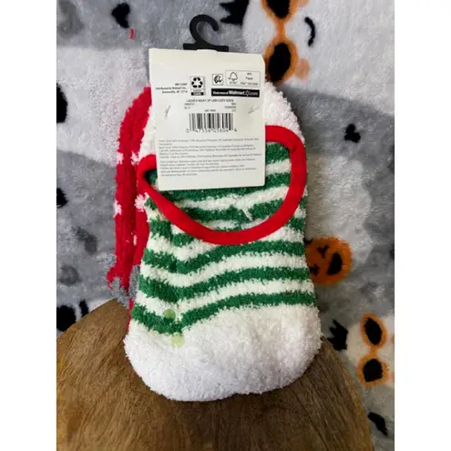 Holiday Fuzzy Socks 2 Pair Set Koala Santa Hat Red Green Christmas Ballerina NWT