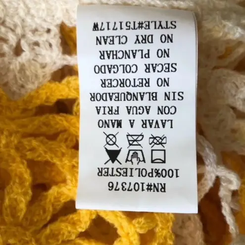 Available Oversized Cropped Boho Vibes Festival Dream One Size NWT Hippie Chic Yellow