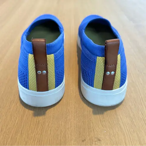 Ryka Hera Slip-On Shoes Blue Sz 11 Casual Comfort Knit Loafers Sneakers Luxury