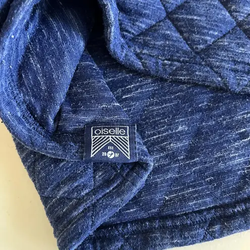 Oiselle Quilted Mockneck Jacket Blue Size Small