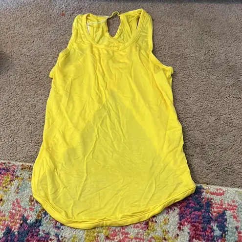 Halara NWT  yellow tank top small