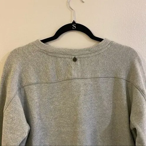 Soft Surroundings Large Top Sweatshirt Urban Chic Sage Green Comfy Soft Cotton