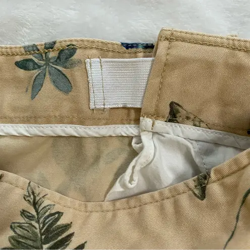 Coldwater Creek Tan Floral Print Shorts