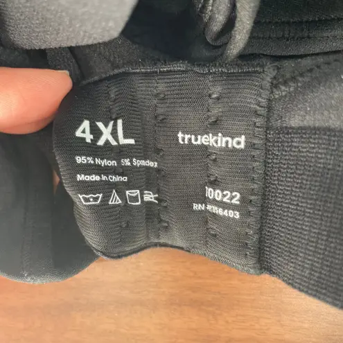 truekind Daily Comfort Wirefree Shaper Bra 4XL Black Size undefined