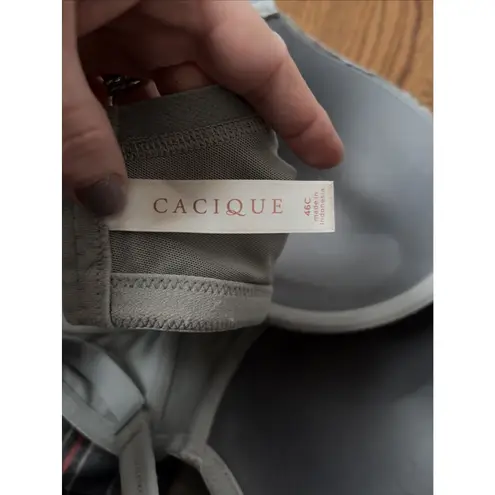 Cacique Boost Plunge Bra Size 46C