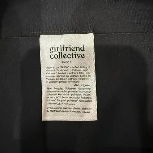 Girlfriend Collective High Rise Bike Shorts Women's Small Black Workout Cycling