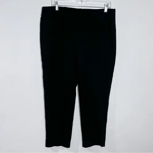  Ponte Slim Ankle Pants In Black Size 12‎ Chico's Size 2 - Image 2