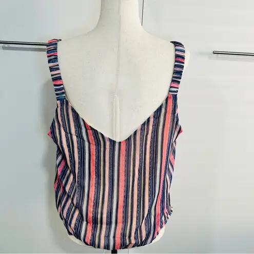 Nine Britton  Size‎ XL Women's Multicolor Striped Colorful Tank Top