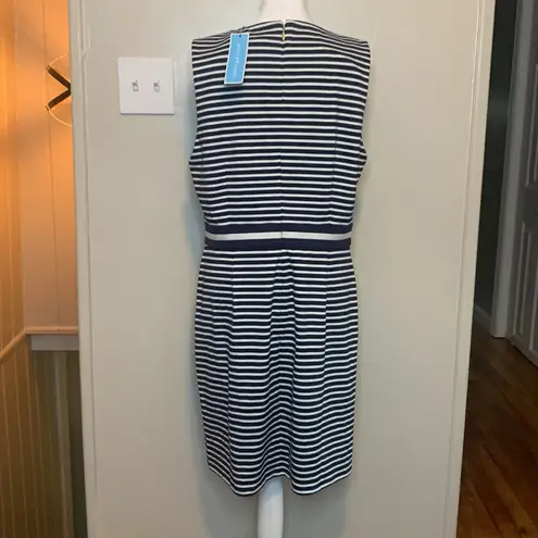 Draper James Striped Pointe Sheath Dress NWT Size Large