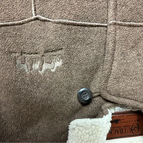 Outback Trading Brown Alpine Ponies Parka Sherpa Lined Jacket Women's Size L Size L