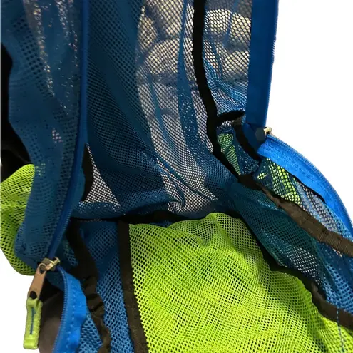Pacific Co Austin trading blue and yellow mesh backpack 32 From Cynthia