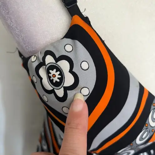 Seductions Vtg Y2K Seduction Babydoll Slip Dress Sz M 70s Festival Geometric Retro Blue USA