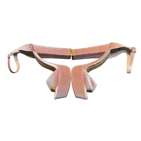 Steve Madden  Shoes Womens Size 6M‎ Block Heel Ankle Strap Gonzo-V Sandals Velvet