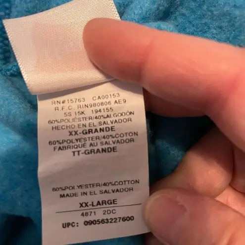 Hanes  Turquoise Blue Atheleisure Elastic Waist Sweatpants XXL NWOT