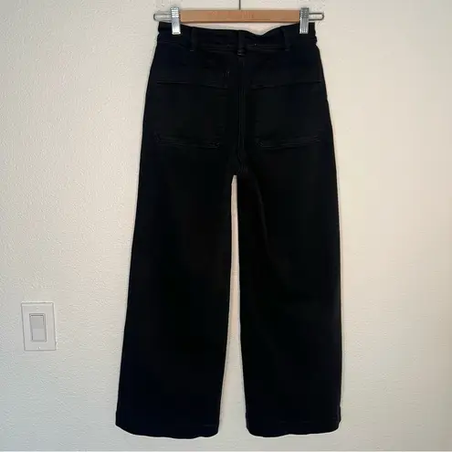 Everlane  wide leg cropped pants black 00