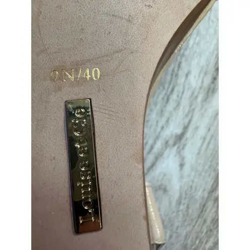 Louise et Cie Lo-Punya Wedge Ankle Strap Sandals Patent Leather Size 9