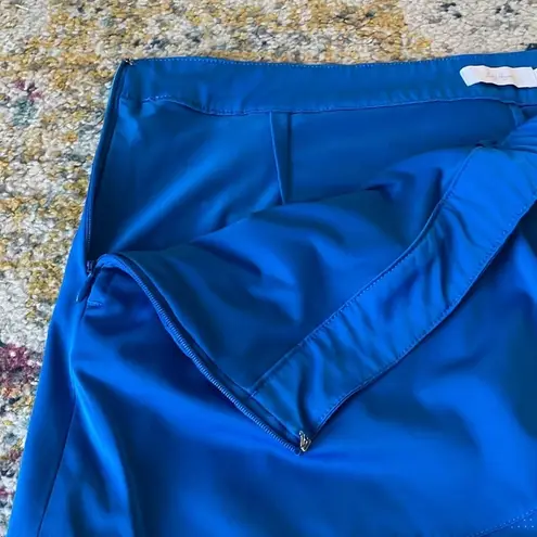 Lady Hagen  golf skort Skirt with spandex shorts under. Royal blue White Size 12