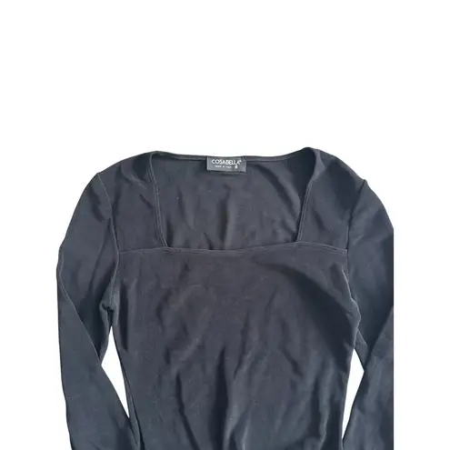 Cosabella Black One Piece Bodysuit Size Small