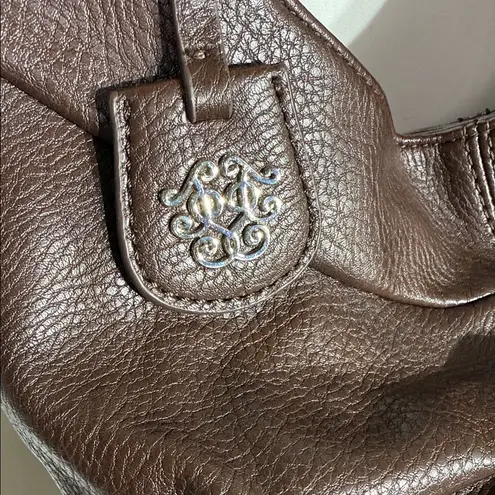 Jessica Simpson Brown Pebbled Shoulder Bag JS5132 Slouchy Buckle Hobo Purse
