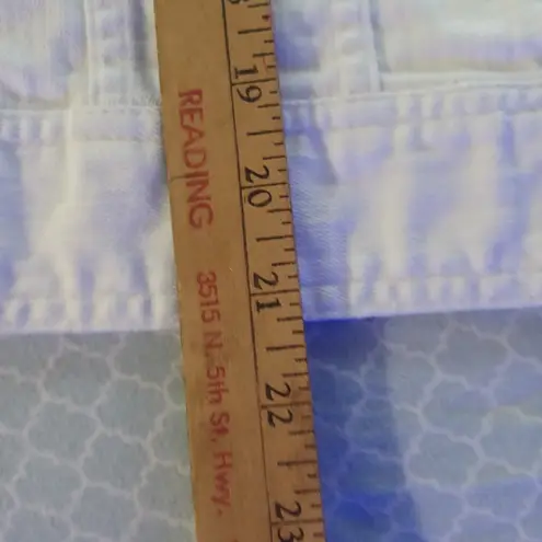 The Limited  womens small white button front jean jacket stretch - Image 4