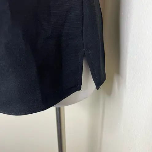 Eliza J Top 10 Black Jeweled Neck Beaded Halter Pleated Evening Elegant Party