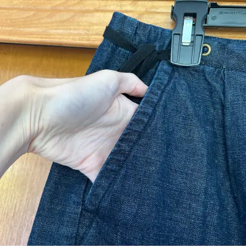 Anthropologie  Pilcro Mid Rise Pull On Parachute Jogger Jeans Rinse Wash Size 32