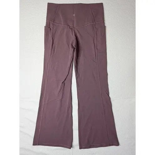 Athleta  Salutation Stash Flare Pant Dusty Mauve Size 1X Pockets