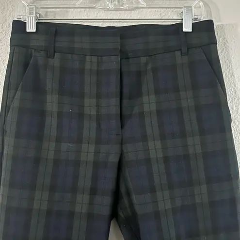 Velvet by Graham & Spencer plaid trousers Black Size 2