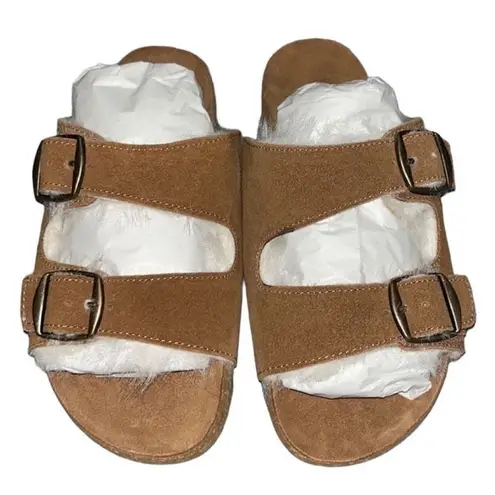 Coconuts by Matisse Coconut by Matisse Leather Faux Fur
Sandals(Size 6M)