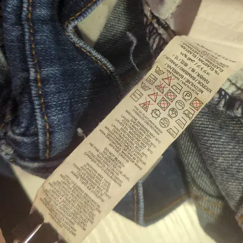 Mng By Mango Claudia Mid Rise Bootcut Denim Jeans Medium Blue Woman's Size 4