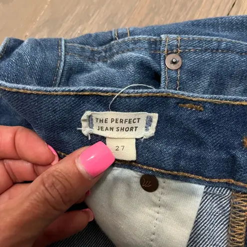 Madewell  The Perfect Jean Short. Size 27. Excellent condition!