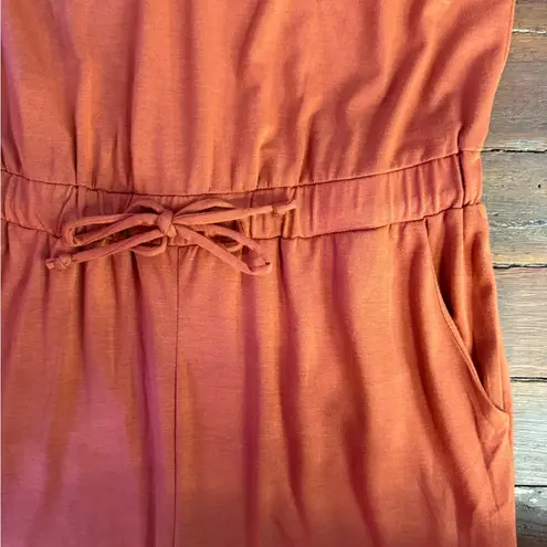 Soft Surroundings Roslyn Short Sleeve Jersey Jumpsuit in Rust ~ Size Small 💚🍄 - Image 5