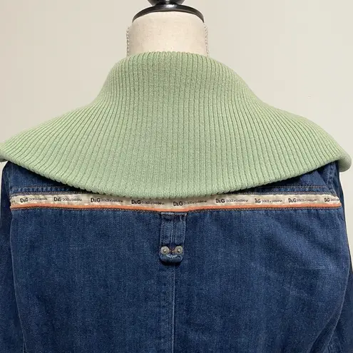 Dolce & Gabbana Dolce Gabbana Ribbed Denim Lined Jacket Y2K 2004