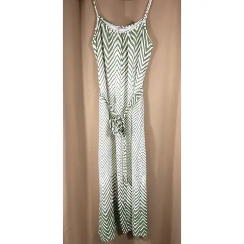 Robbie Bee Maxi Dress Size 10 Belted Sundress Sleeveless Lined Summer Spaghetti